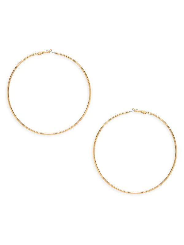 Ava & Aiden 18K Goldplated Hoop Earrings 1