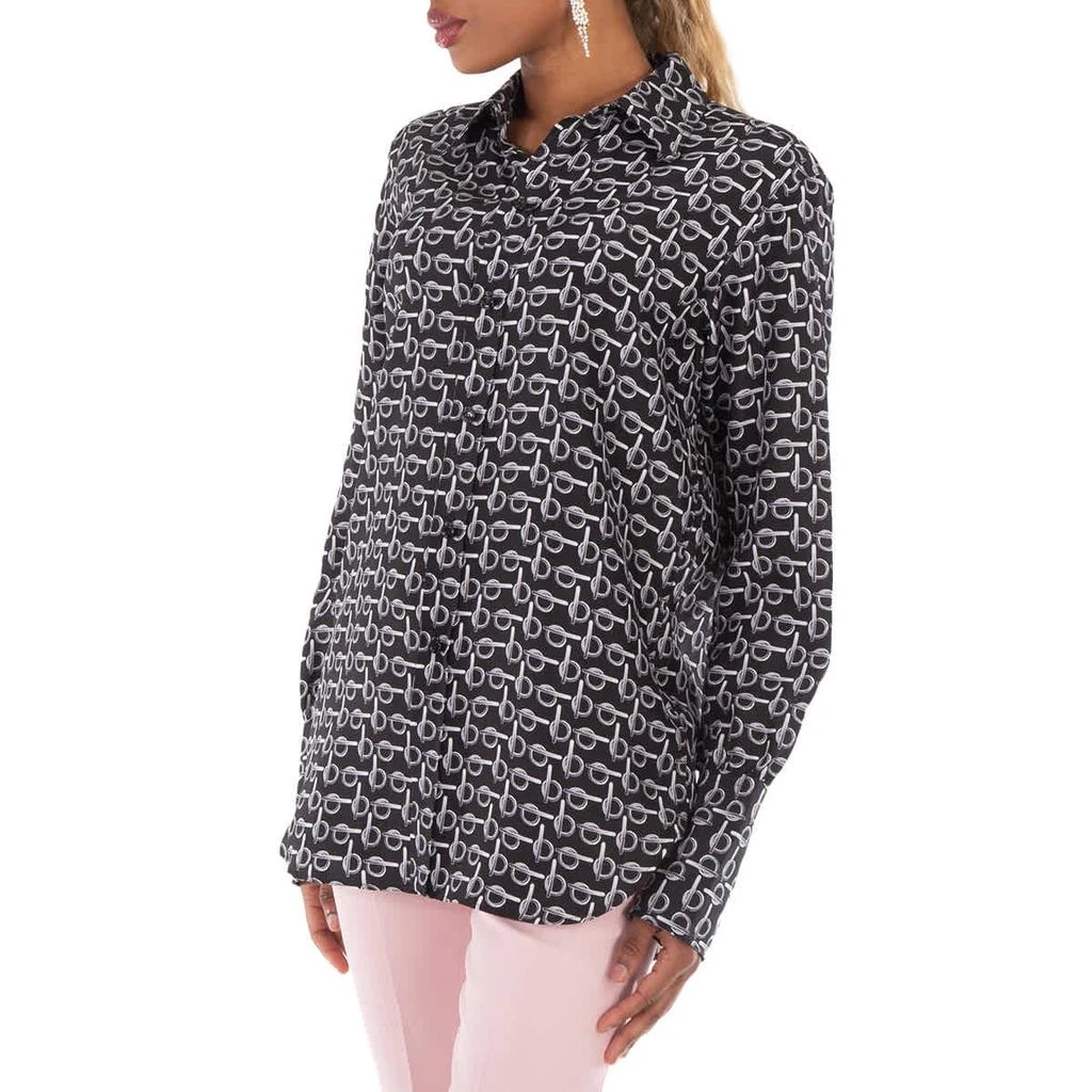 Burberry B Jacquard Classic Collar Silk Shirt 2