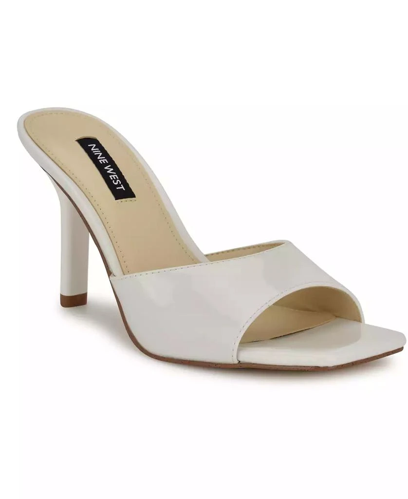 Nine West Women's Disko Square Toe Stiletto Sandals 1