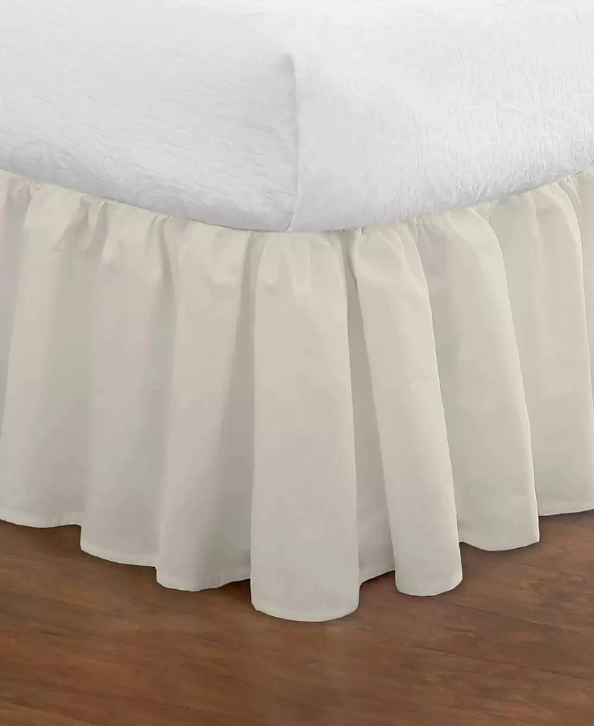Fresh Ideas Ruffled Poplin Bed Skirt, Queen 3