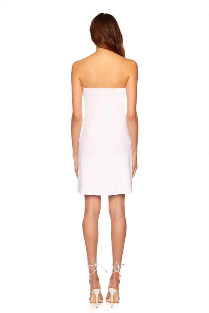 Susana Monaco Essential Tube Mini Dress In White 2