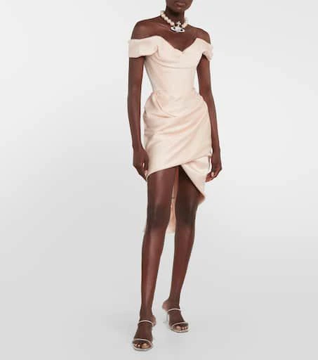 Vivienne Westwood Bridal Nova Cora crêpe satin minidress 2