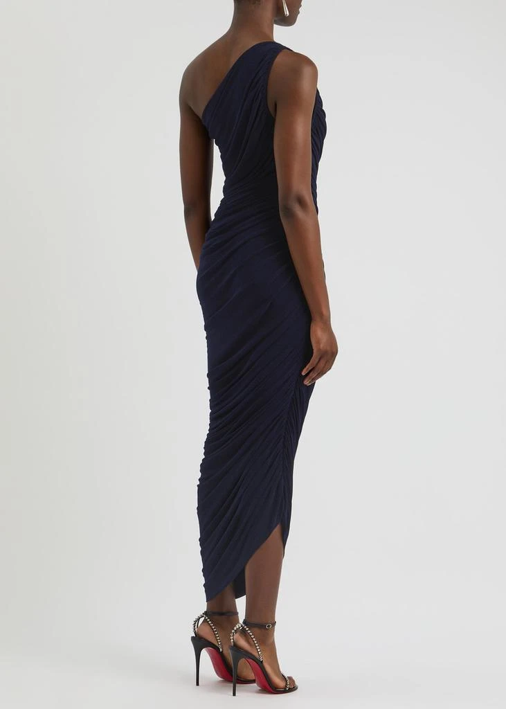 Norma Kamali Diana one-shoulder stretch-jersey maxi dress 3