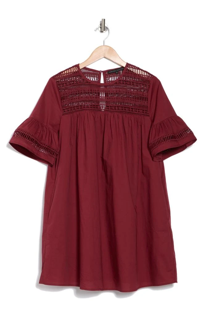 English Factory Lace Trim Shift Dress 3