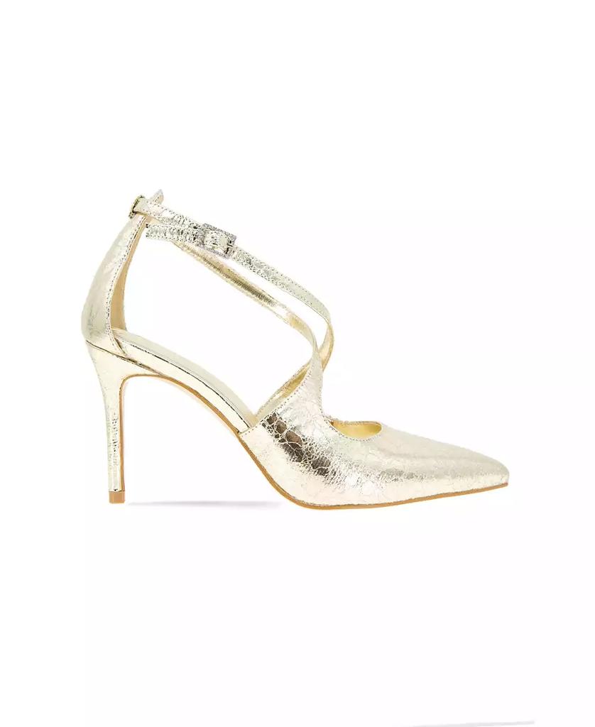 BCBG Women's Bromi Criss-Cross Strappy Pumps