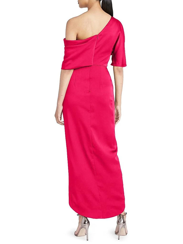 Theia Rayna One-Shoulder Gown 4