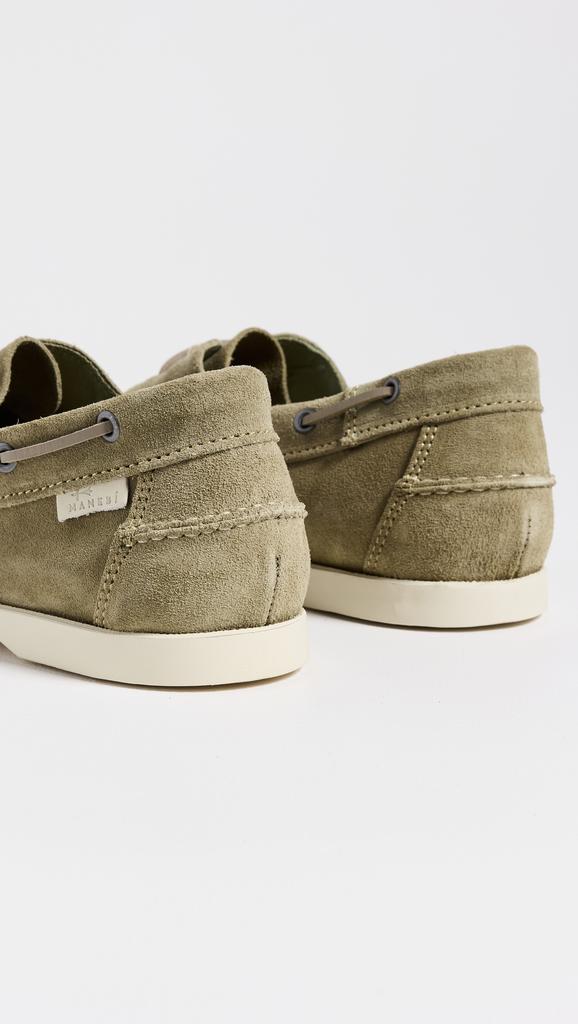 Manebi Suede Boat Shoes
