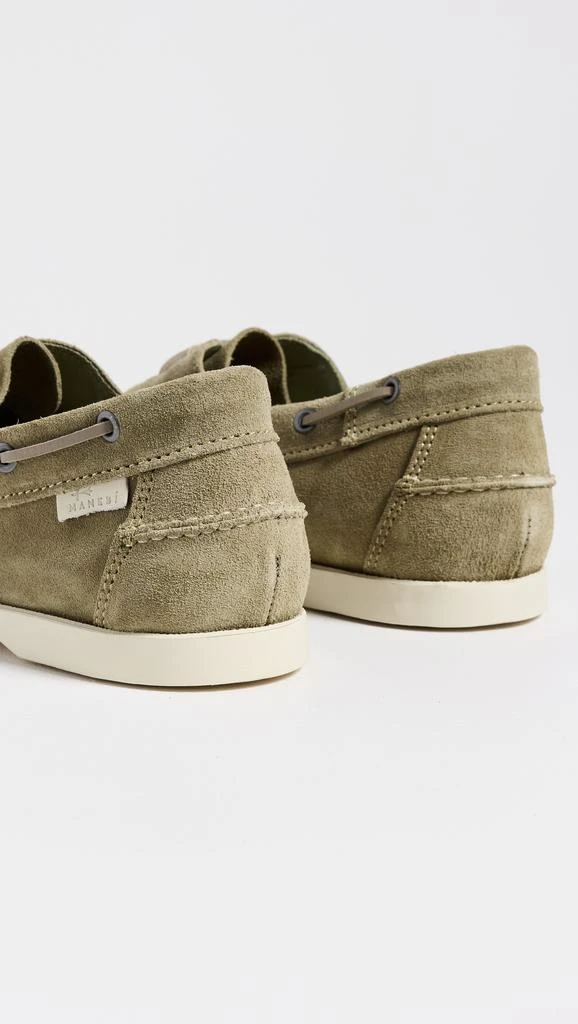 Manebi Suede Boat Shoes 2