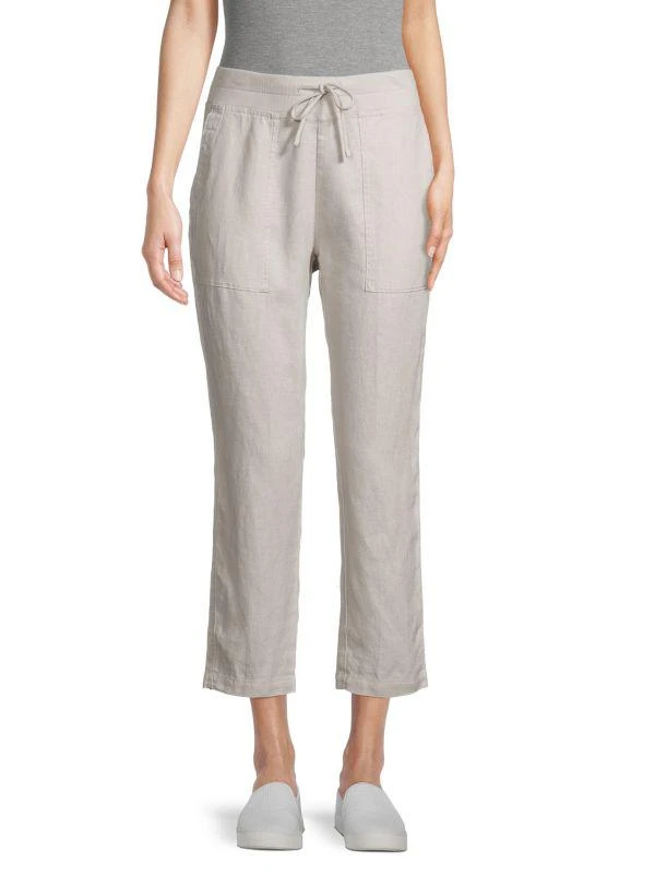 James Perse Drawstring Linen Pants 1