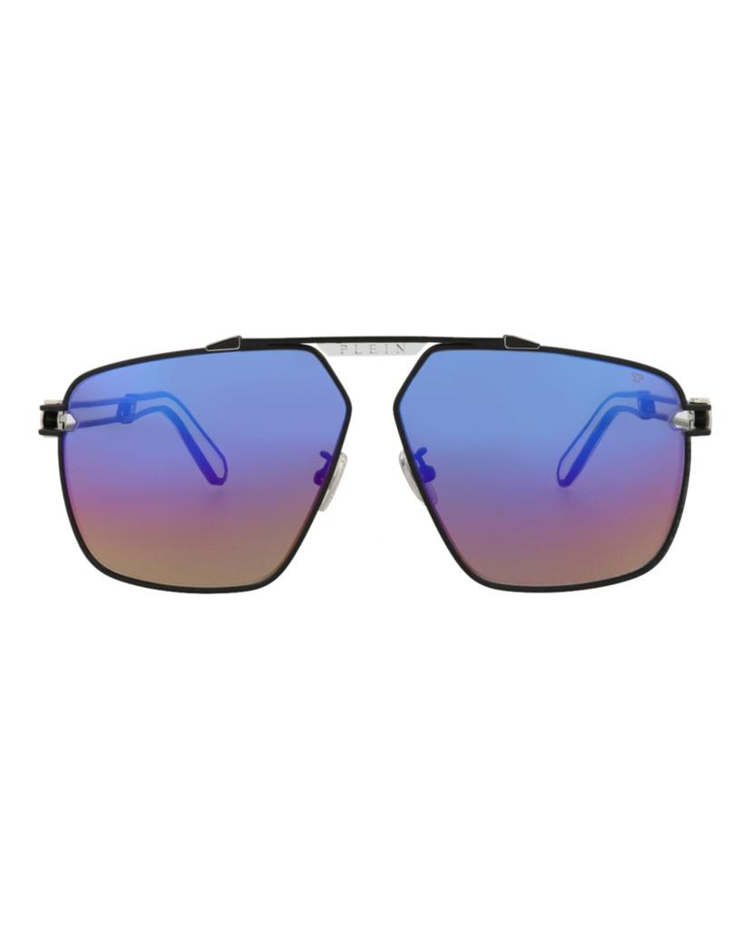 Philipp Plein Aviator-Frame Titanium Sunglasses