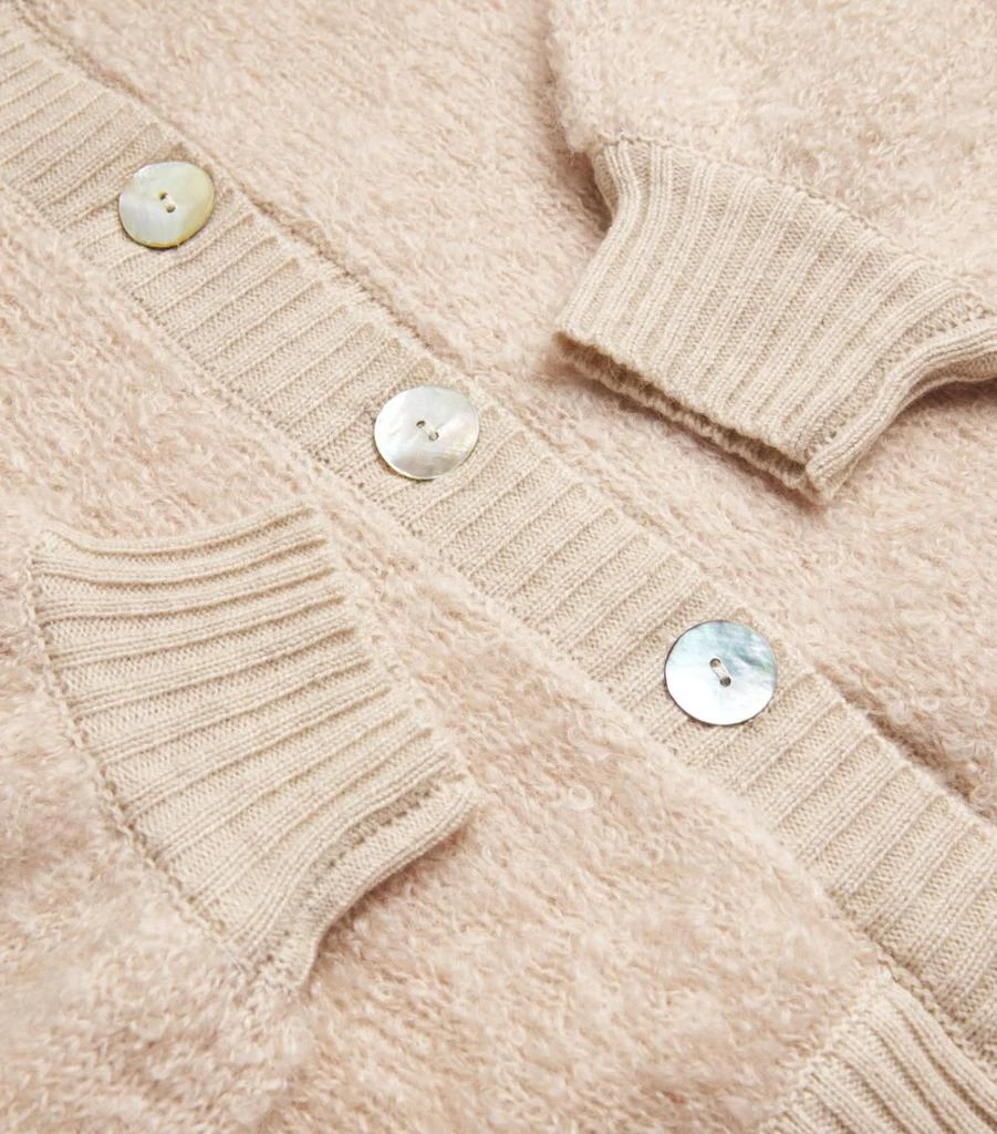 CRUSH CASHMERE Mohair Bouclé Jackson Cardigan 5
