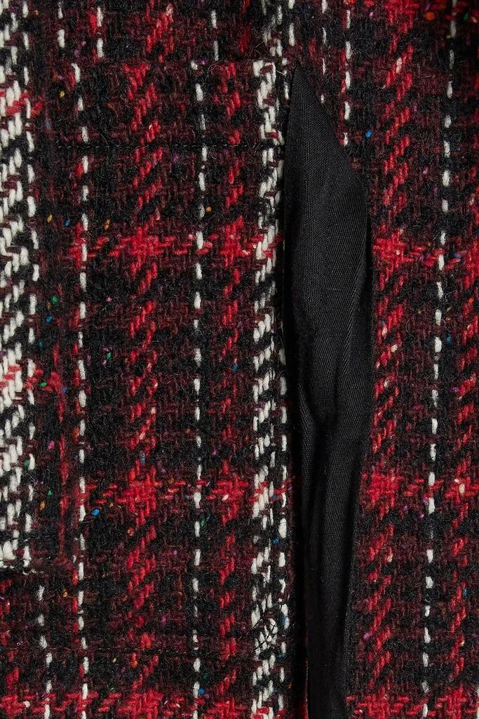 MARNI Checked wool-blend tweed coat 4