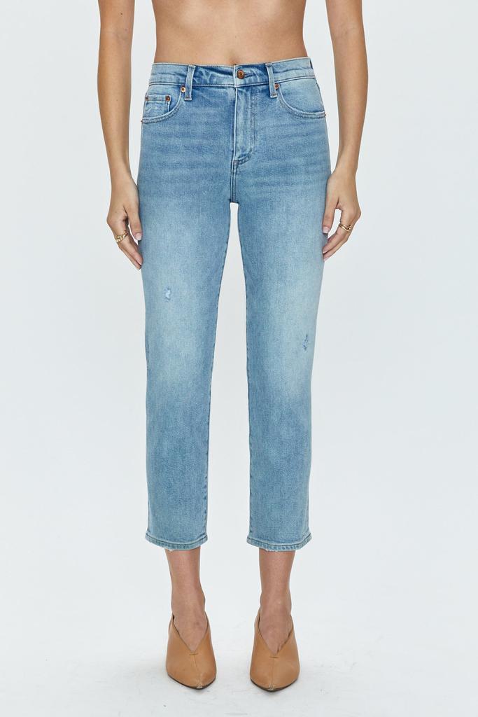 Pistola Denim Monroe Crop High Rise Cigarette Crop - Notting Hill Vintage