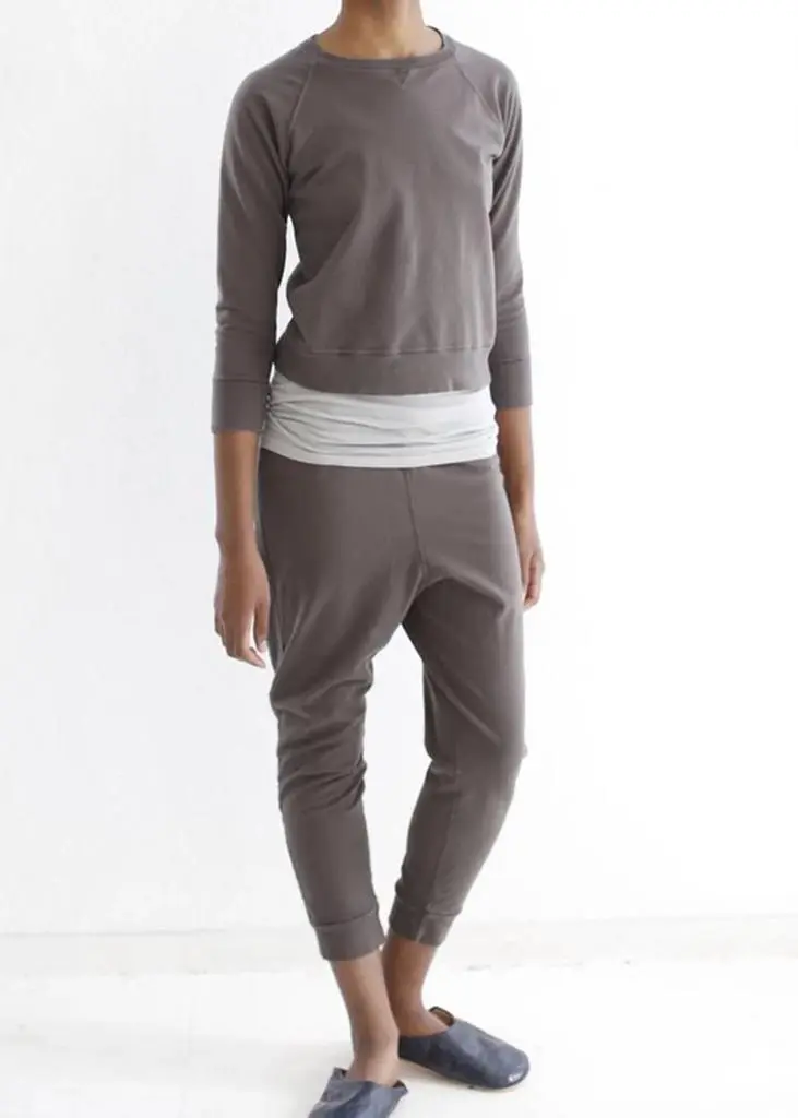 Domi Domi - Cropped Knit Jogger
