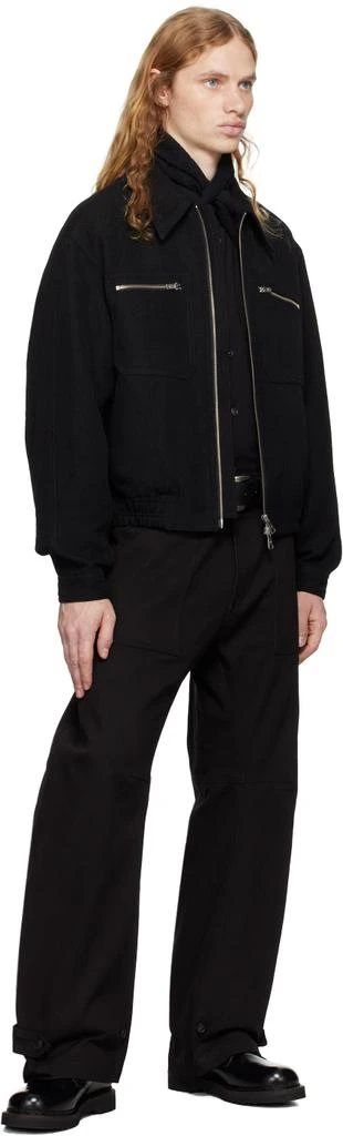 COOR Black Double Zip Pocket Jacket 4