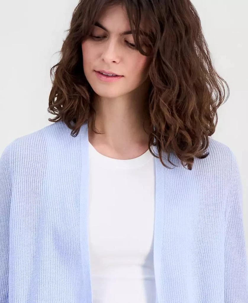 Eileen Fisher Women
s Linen Cotton Open-Front Cardigan 3