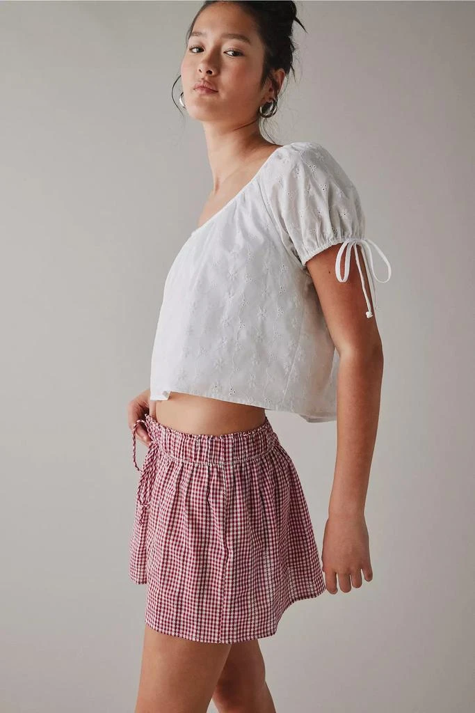 Kimchi Blue Kimchi Blue Emiline Gingham Cotton Low-Rise Mini Skirt 4