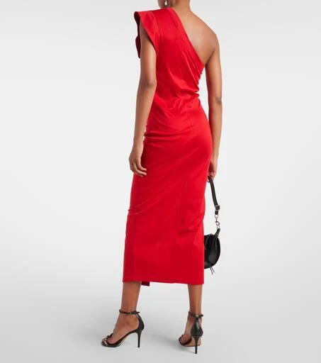 Isabel Marant Maude gathered cotton jersey midi dress 3