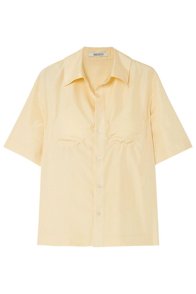 GAUCHERE Perrette underwired silk-satin shirt