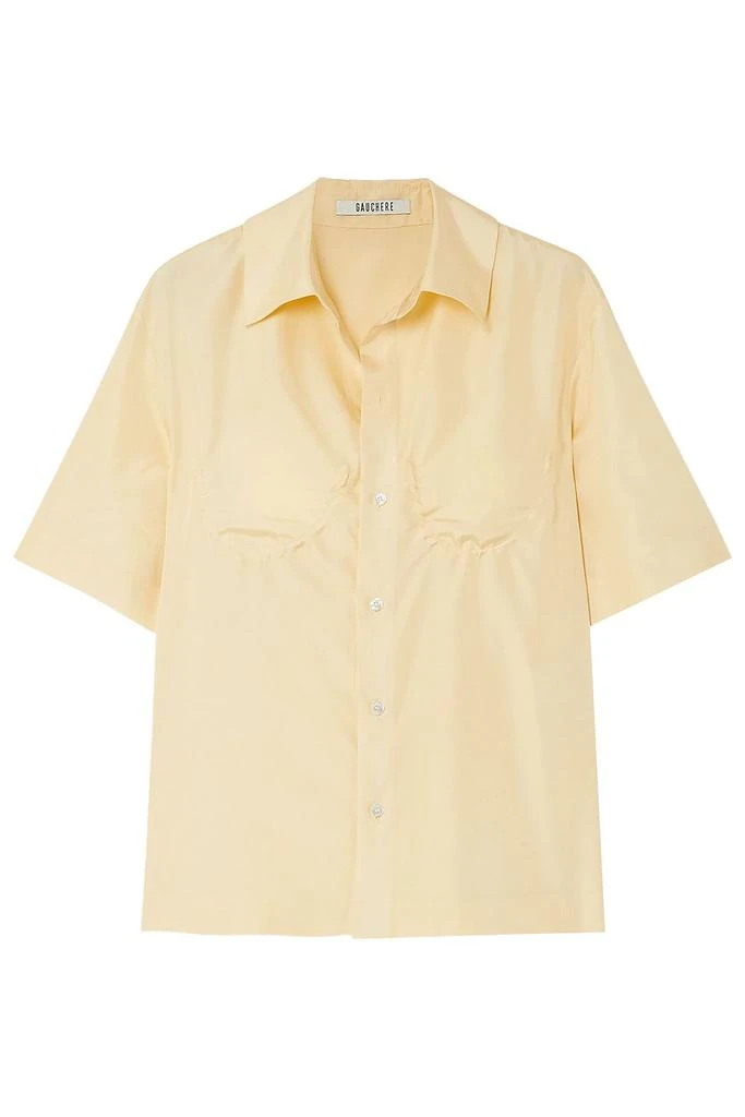 GAUCHERE Perrette underwired silk-satin shirt 1
