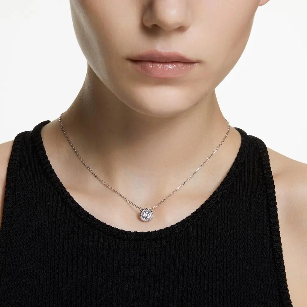 Swarovski Constella pendant round cut pave white rhodium plated 3