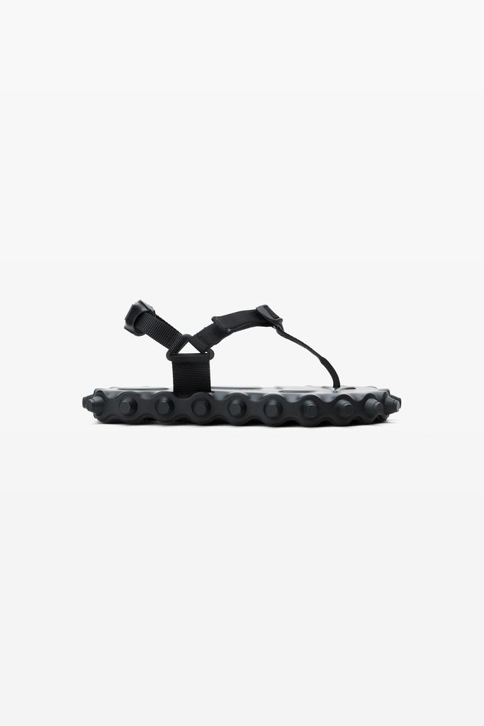 Alexander Wang black rapture flip-flop sandals