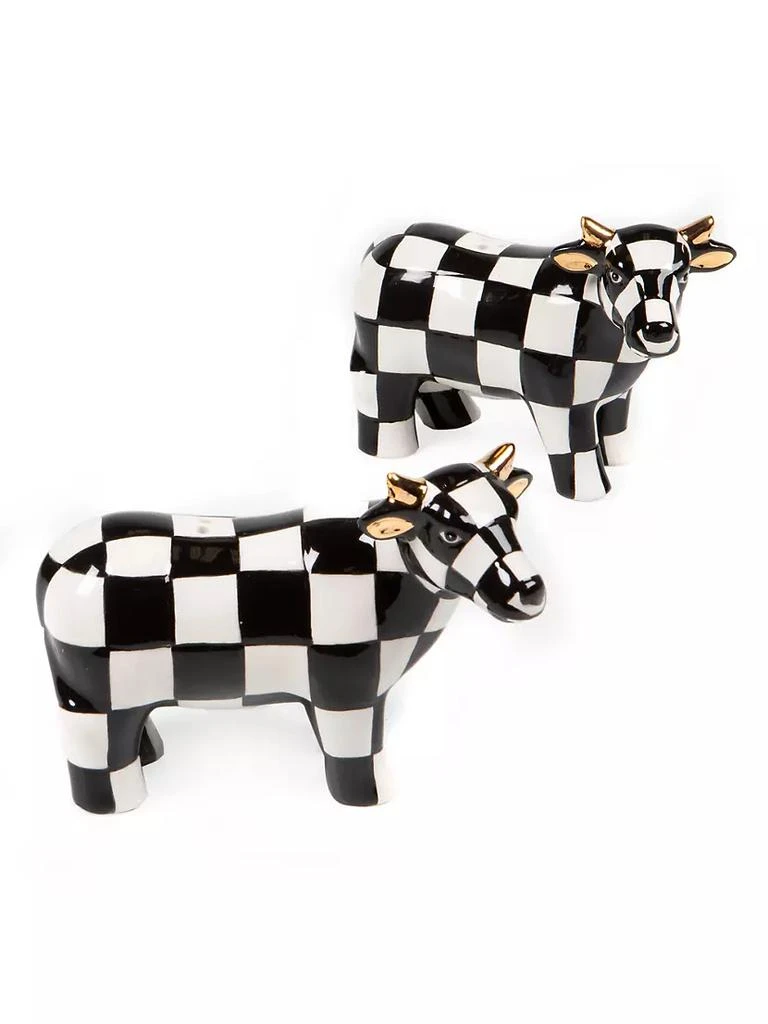 MacKenzie-Childs Cow Salt & Pepper Set 1