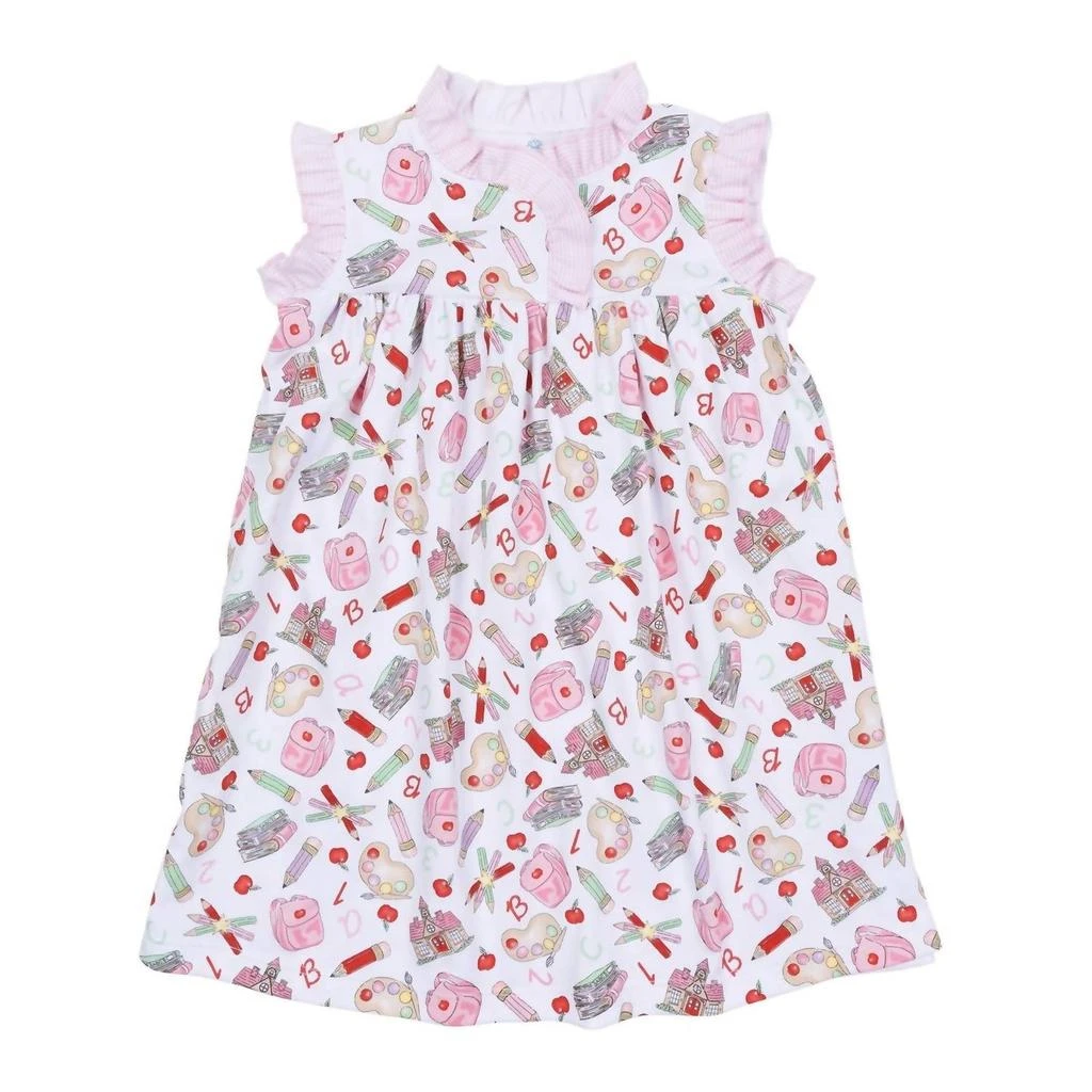 Magnolia Baby Girl
s School Day Sweetness Flutters Nightdress In Pink