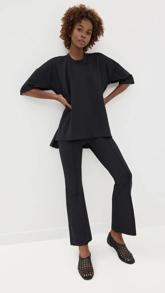 ROSETTA GETTY Cropped Flare Pull On Pants 4