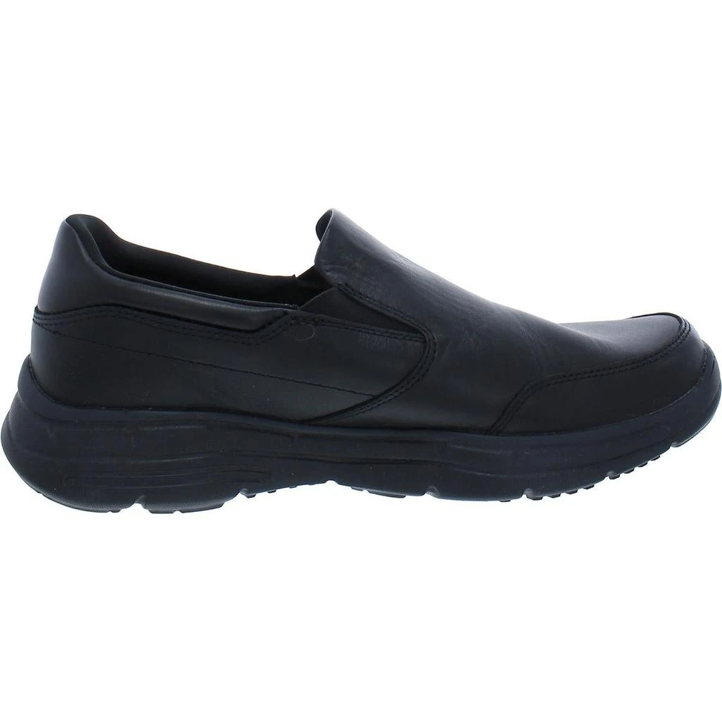 SKECHERS Glides Calculous Mens Leather Slip On Loafers 2