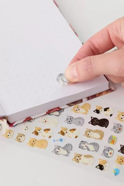Urban Outfitters Cats Sticker Sheet 2