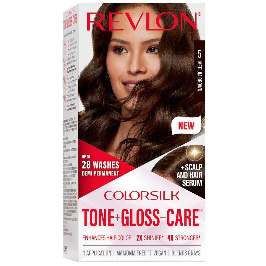 Revlon ColorSilk Tone + Gloss + Care Demi-Permanent Hair Color