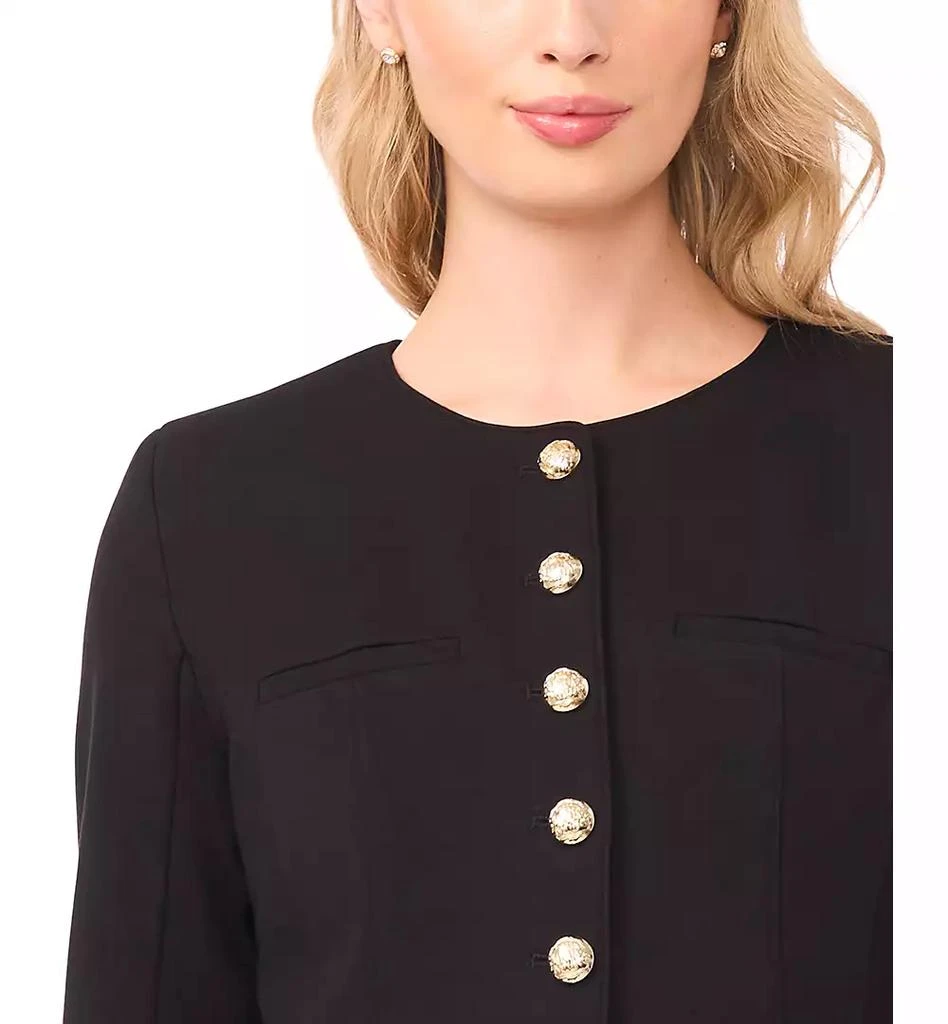 CeCe Women
s Shaped Crewneck Long-Sleeve Jacket 3