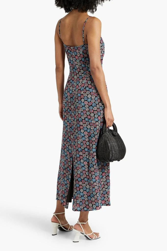 HVN Anika floral-print crepe de chine maxi dress 3