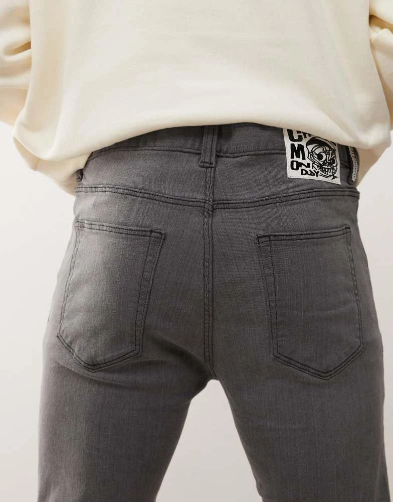 Cheap Monday Cheap Monday Sleeze super stretch skinny jeans in grey wash 5