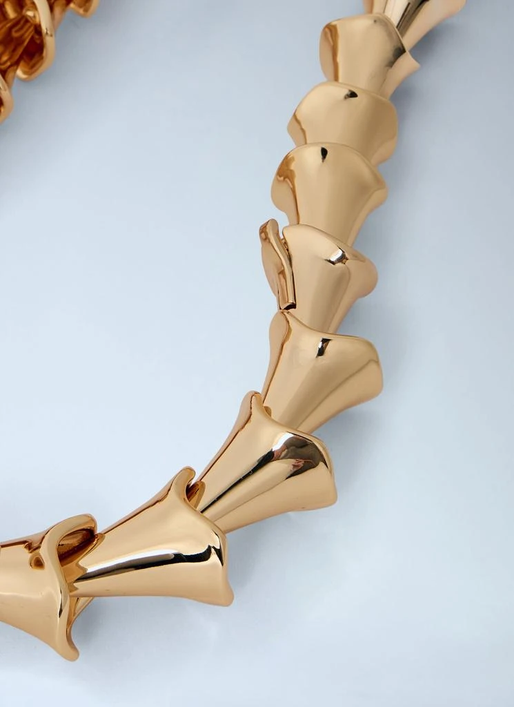 Max Mara Sculptural -Tone Necklace 2