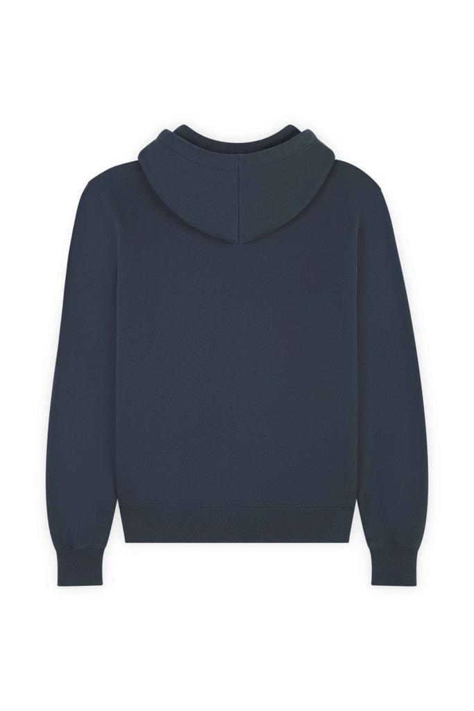 Maison Kitsune Ink Blue Hoodie With Drawstring Hood