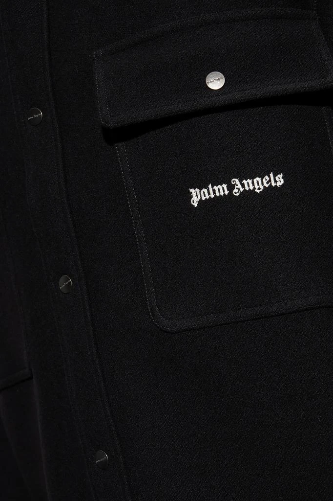Palm Angels Wool shirt with logo 5