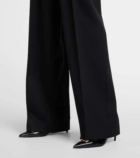 Dolce 
Gabbana Wool and silk gabardine wide-leg pants 6