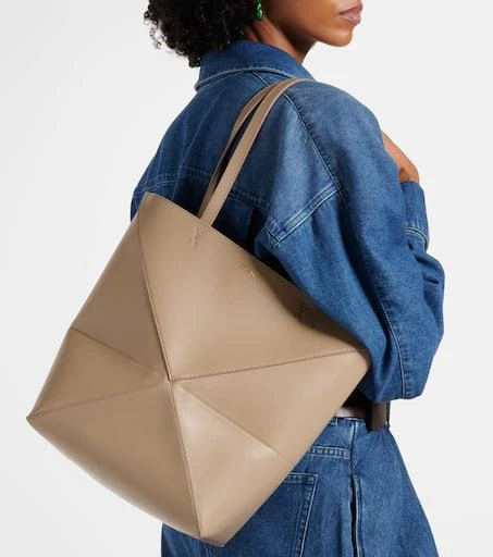 Loewe Puzzle Fold Medium leather tote bag 2