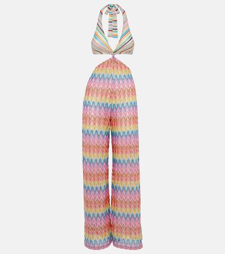Missoni Zigzag cotton-blend lamé jumpsuit - Jumpsuits - Free Shipping -  BeyondStyle
