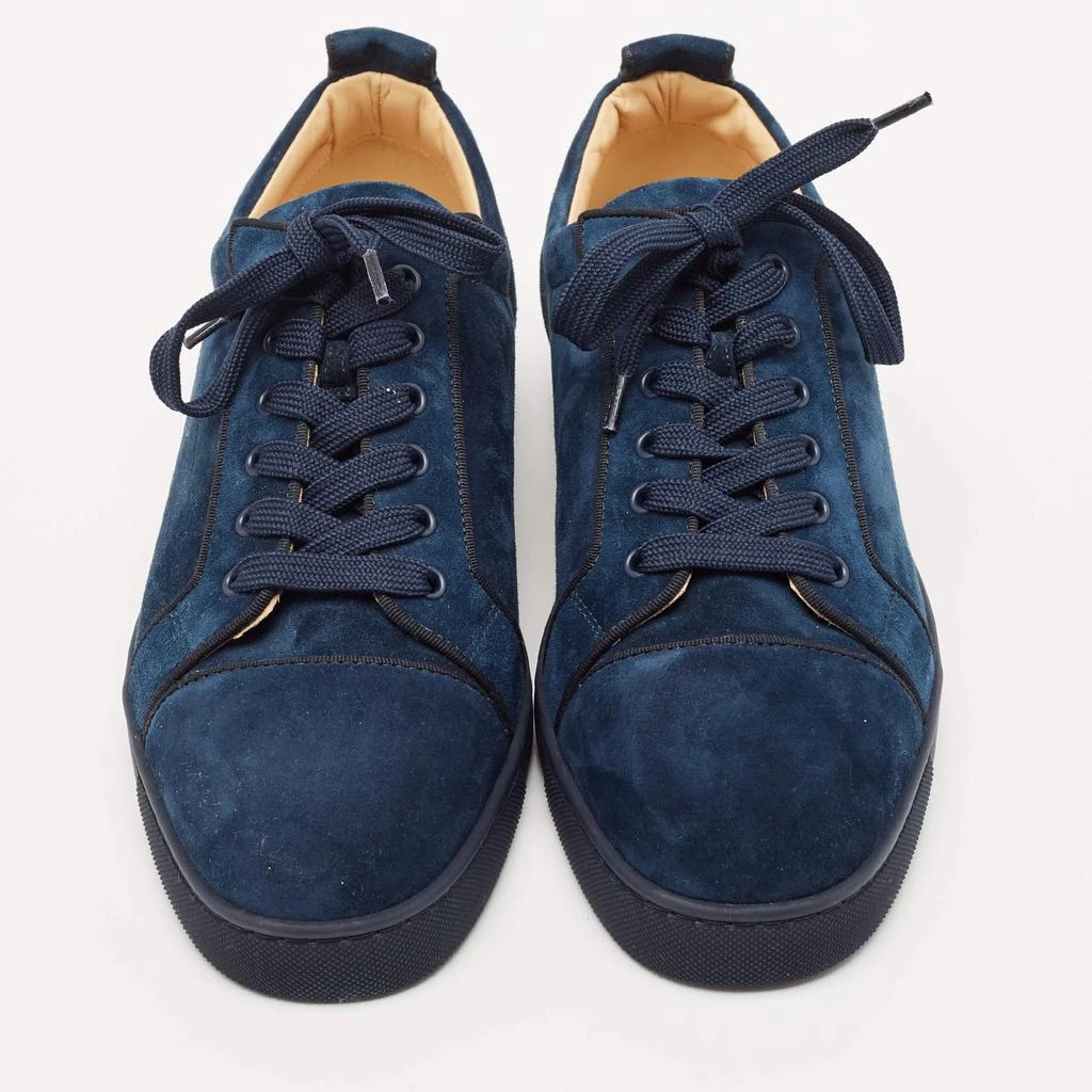 Christian Louboutin Christian Louboutin Navy Blue Suede Fun Louis Junior Sneakers Size 43.5 3