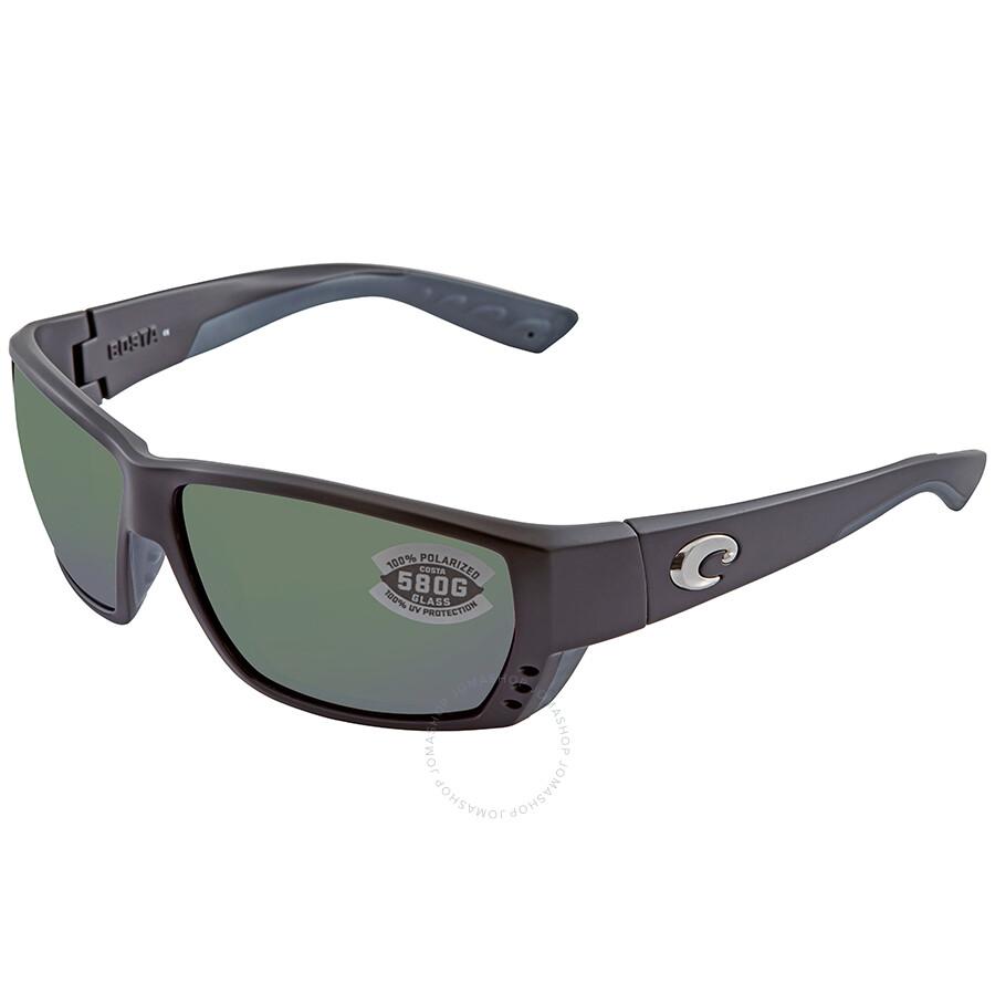 Costa Del Mar Tuna Alley Green Mirror Polarized Glass Sunglasses TA 11 OGMGLP