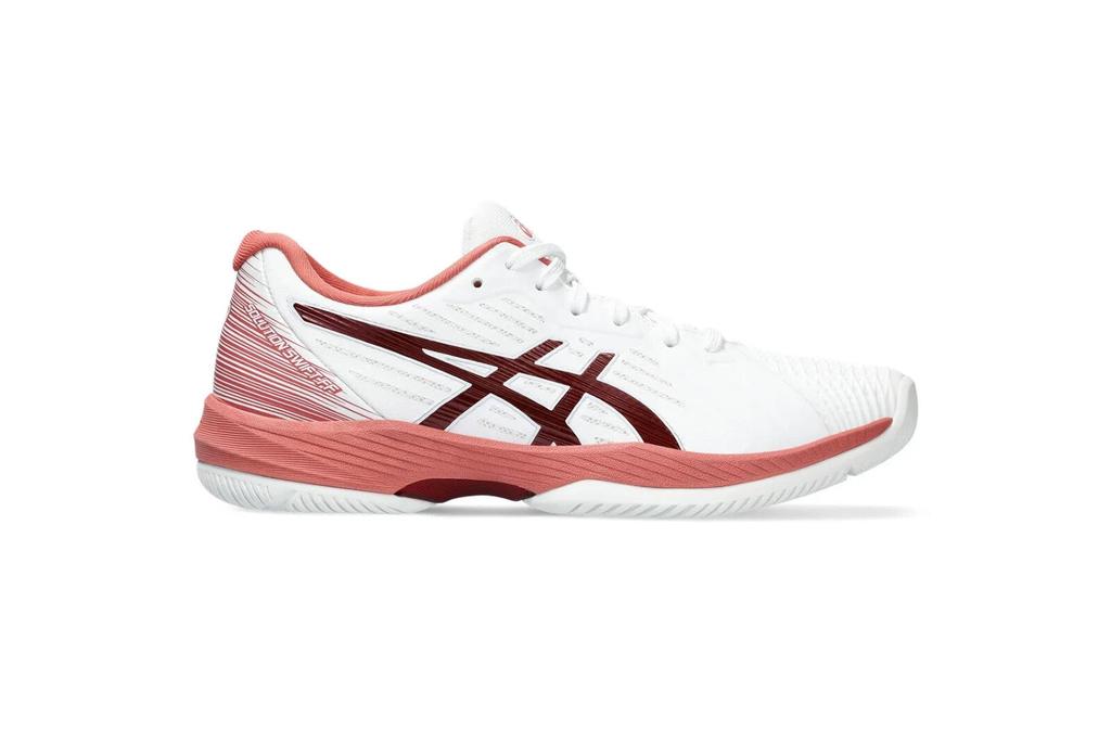 Asics Solution Swift FF 1042A197-106 Womens US 7.5 White Tennis Shoes EEE4007