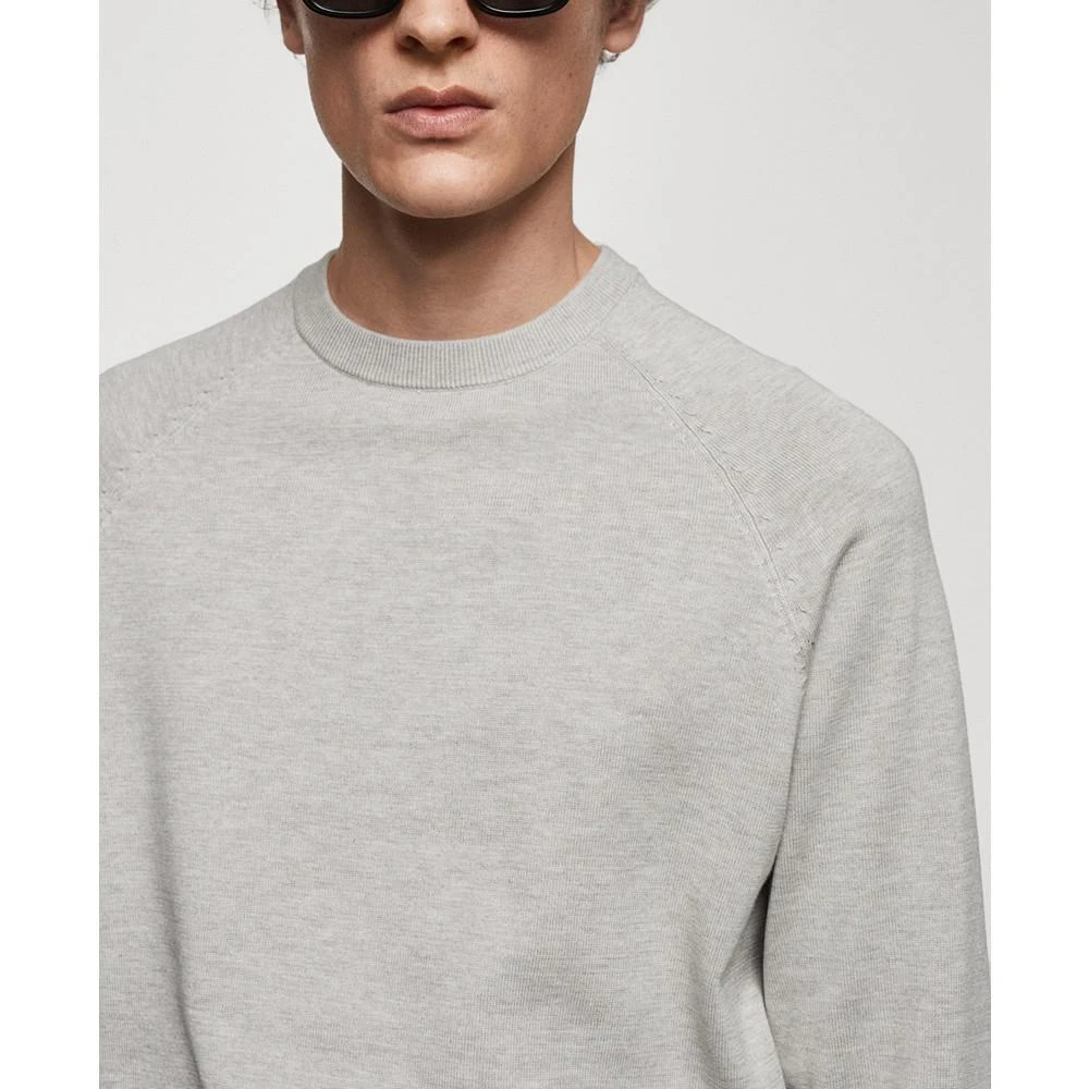 Mango Men's Fine-Knit Cotton Sweater 5