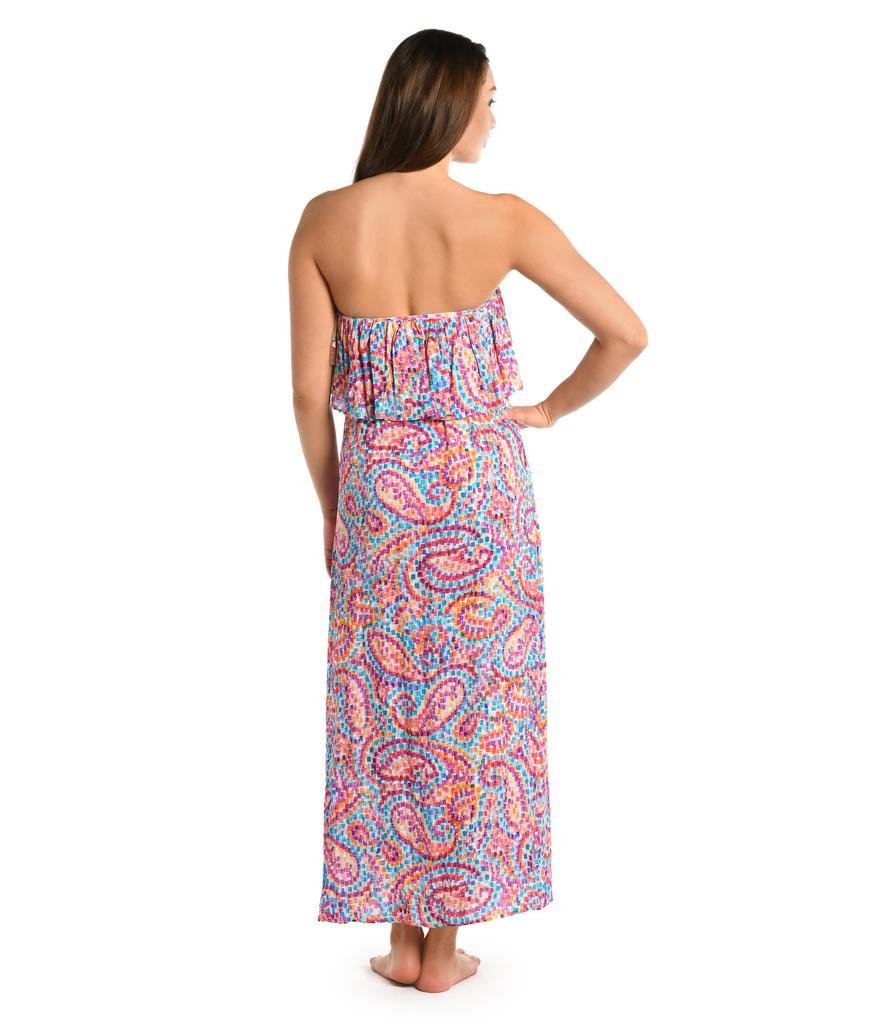 La Blanca Pebble Beach Bandeau Maxi Dress