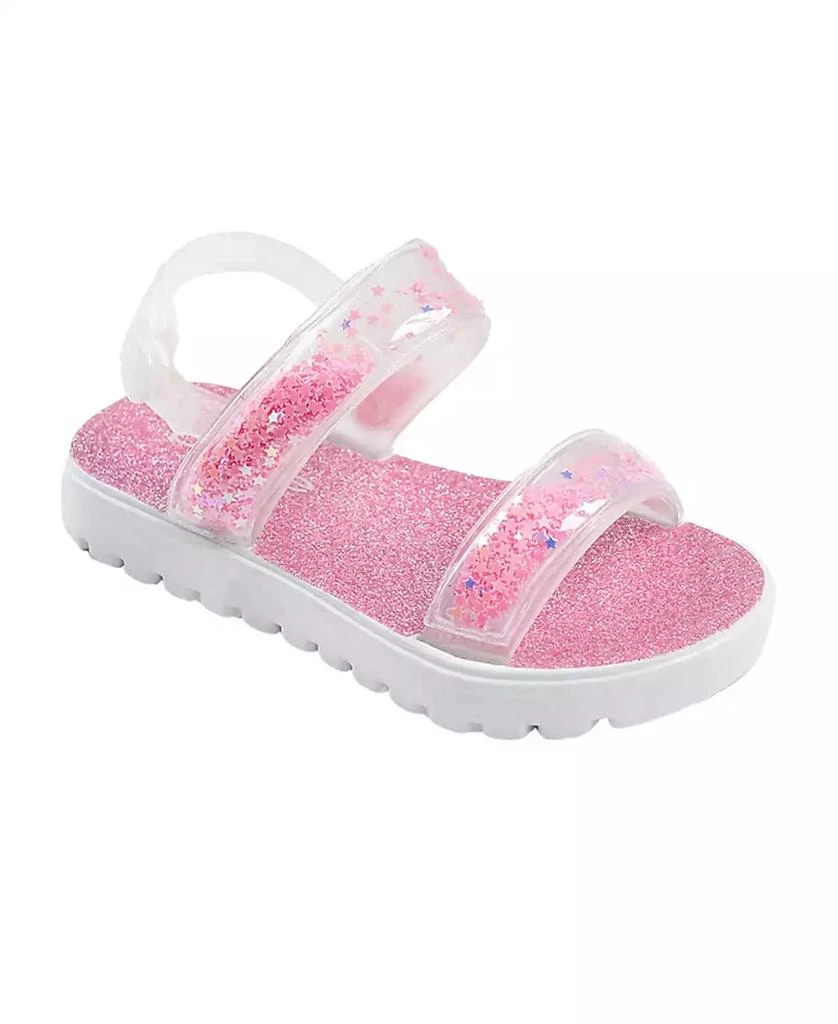 Bebe Toddler Girls Loose Glitter Straps Sandals 1