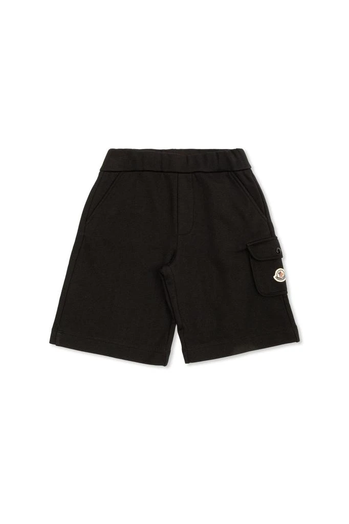 Moncler Moncler Enfant Logo-Patch Elasticated Waistband Shorts