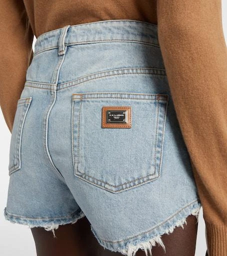Dolce 
Gabbana Frayed denim shorts 5