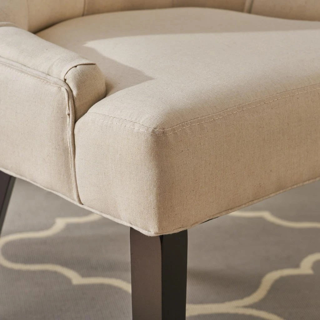 Streamdale Furniture Streamdale Contemporary Tufted Dining Chair with Buttonless Diamond Stitch and Tapered Legs 5